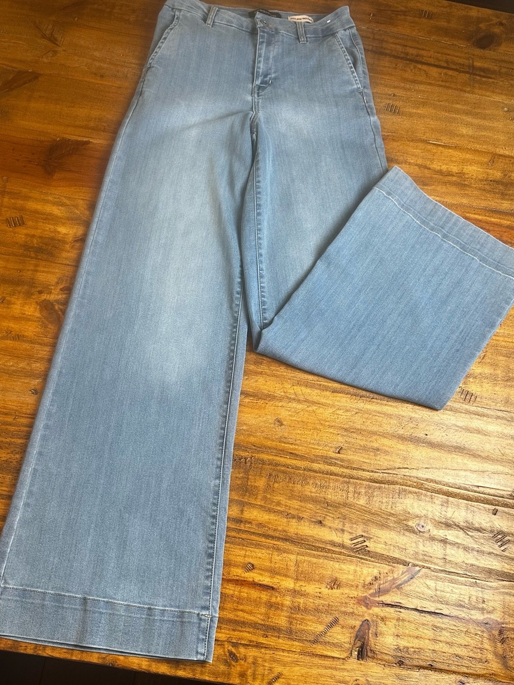 BCBGeneration Light Blue Wide-Leg Jeans